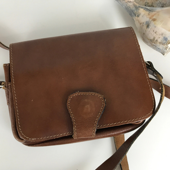 Bags Tan Leather Crossbody Bag Poshmark
